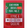 Image 1 : 2 Porcelain Gasoline/Diesel Signs