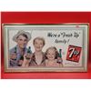 Image 1 : Original Framed 1950s 7-Up Lithograph