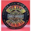 Image 1 : Embossed Metal Harley-Davidson "Ride Hard" Sign