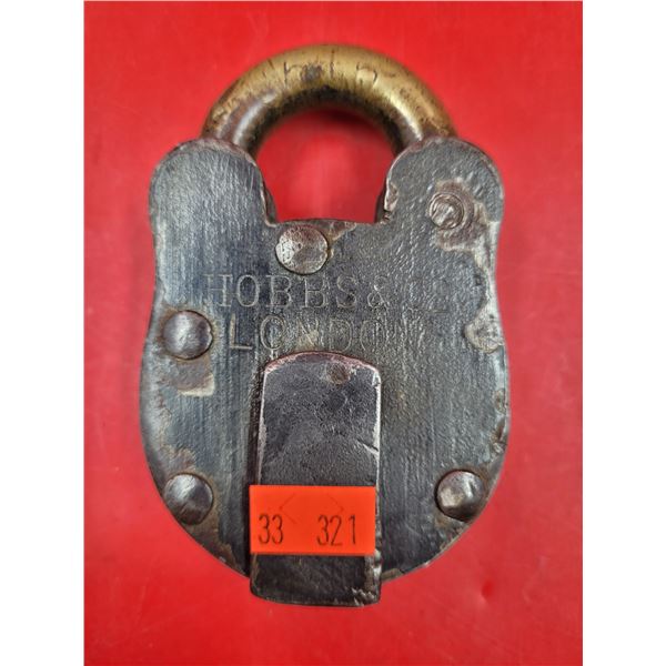 Antique Hobbs & Co. Padlock