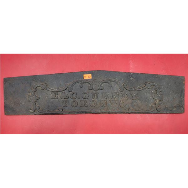 Heavy Cast Iron Stove Plaque