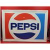 Image 1 : Embossed Tin Pepsi-Cola Advertising Sign