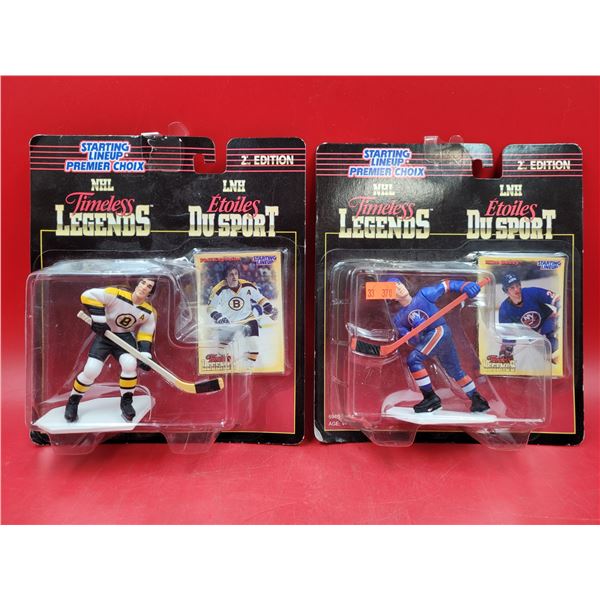 2 Timeless Legends Figures (Mike Bossy & Phil Esposito)