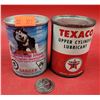 Image 1 : Full Malamute Anti-Freeze Can & Full Texaco Lubricant Can