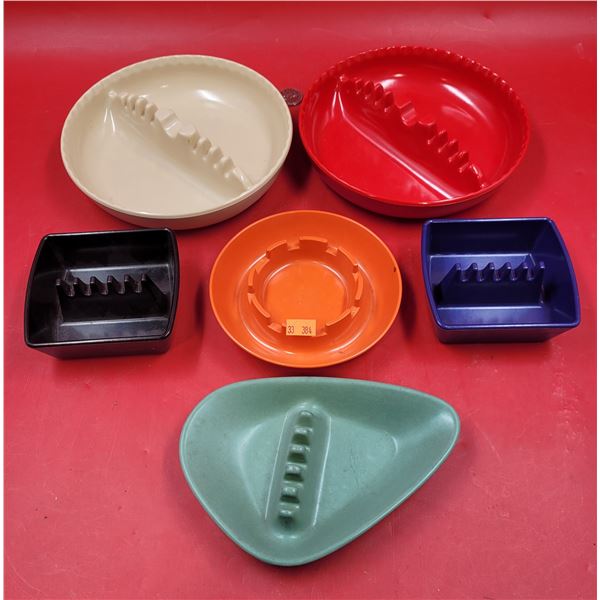 Lot of MCM Melamine Ashtrays
