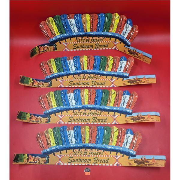 VTG Sunbeam Bread Advertising Headdresses