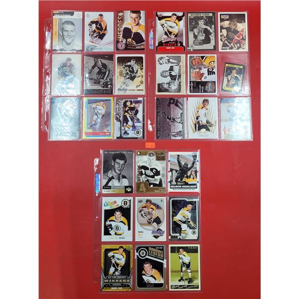 Lot of Assorted Bobby Orr Hockey Cards