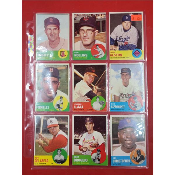 Lot of Assorted VTG Baseball Cards (Broglio, Rollins, Lau, etc.)