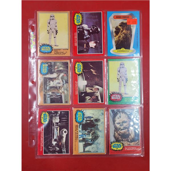 Lot of Assorted VTG Star Wars Trading Cards