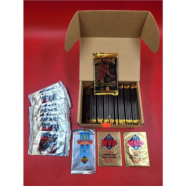 Lot of Assorted Unopened McDonald's Hockey Cards