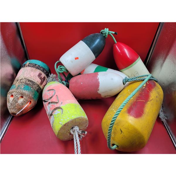 Lot of VTG Crab Pot Buoys
