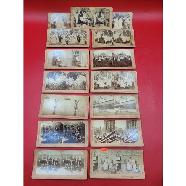 Lot of Assorted VTG Stereoscope Cards