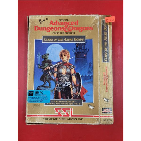 VTG Official Advanced Dungeons & Dragons: Curse of The Azure Bonds Computer Product