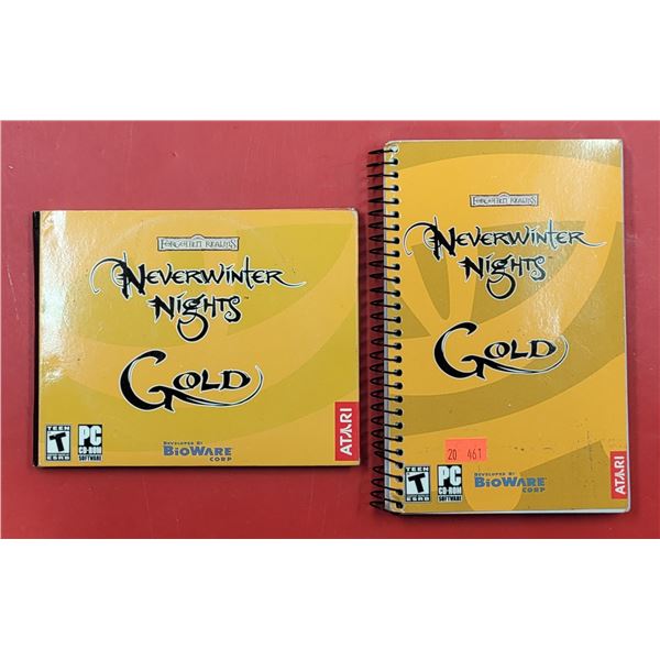 Atari Forgotten Realms: Neverwinter Nights Gold PC Game Discs & Book