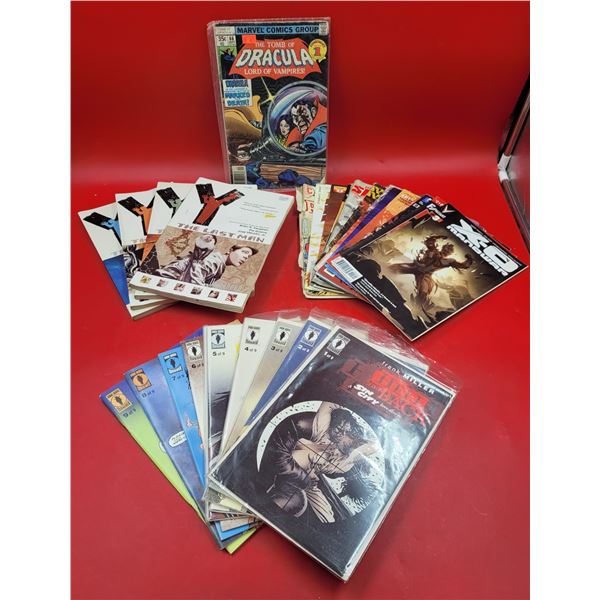 Comic Book Lot w/ Dracula, The Last Man, Hell and Back, & More