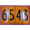 Image 1 : VTG Porcelain Gas Station Sign Price Numbers