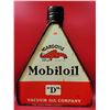Image 1 : VTG Metal Gargoyle Mobiloil Advertising Sign