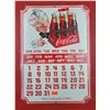 Image 1 : New VTG-Style Tin Coca-Cola Calendar Sign