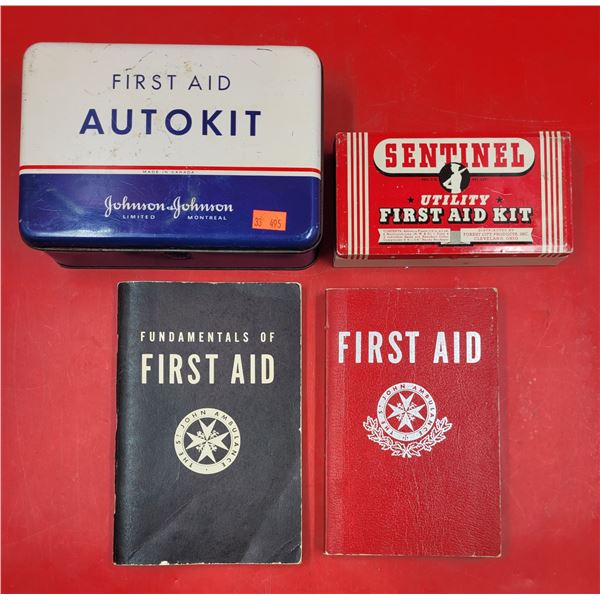 VTG Johnson & Johnson First Aid Kit, Sentinel First Aid Kit & First Aid Manuals