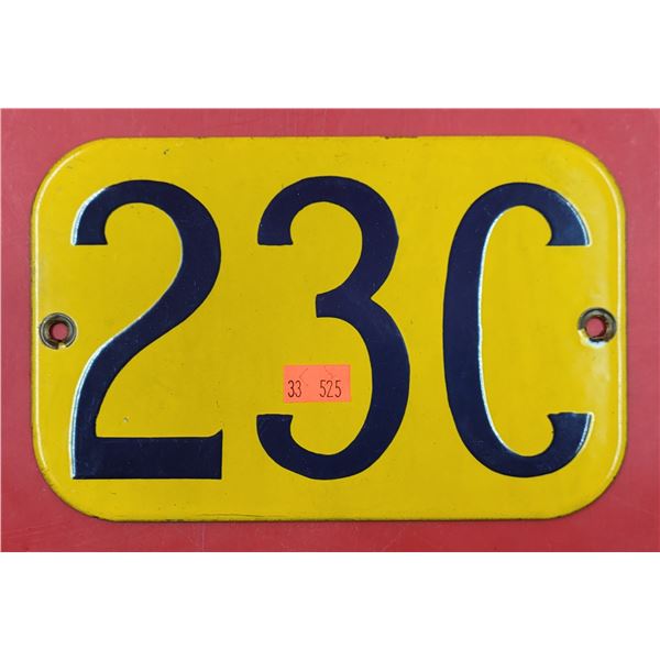 VTG Porcelain Railway Marker