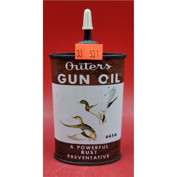 VTG Outers Gun Oil Rust Preventative Can