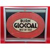 Image 1 : Framed Burn "Glocoal" Best By Test Advertising Paper