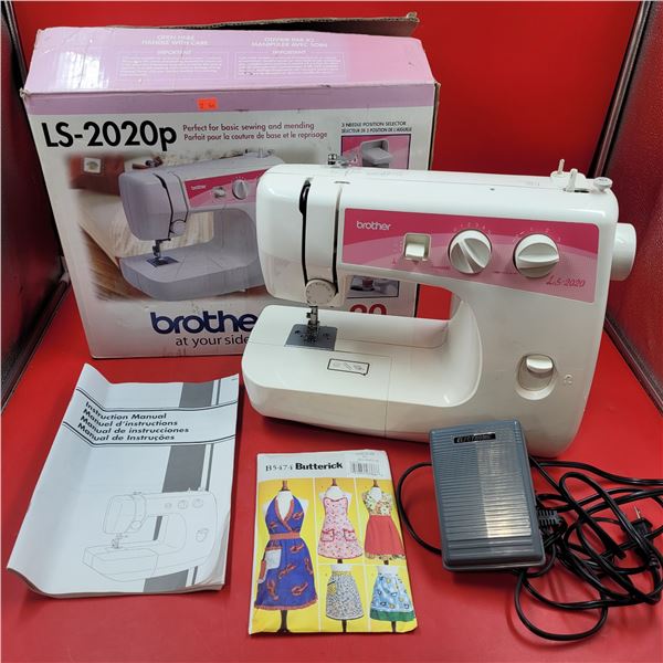 Brother LS-2020p Sewing Machine w/ Butterick Pattern