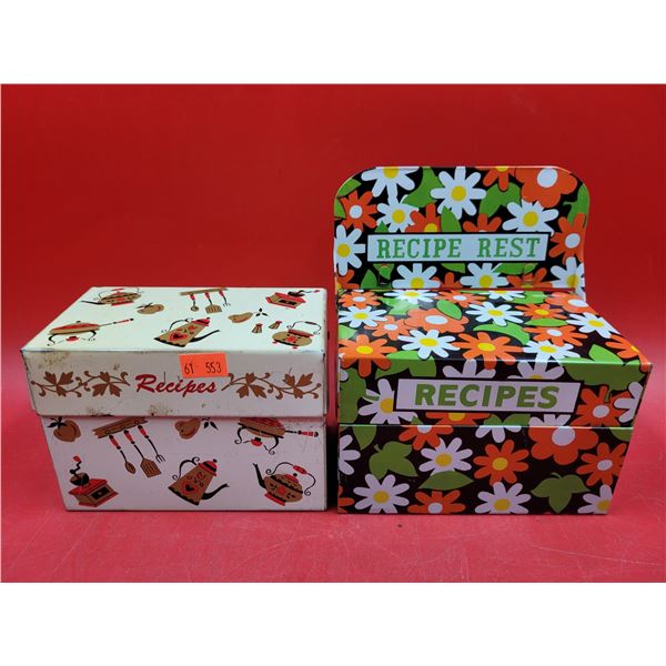 2 VTG Recipe Tins