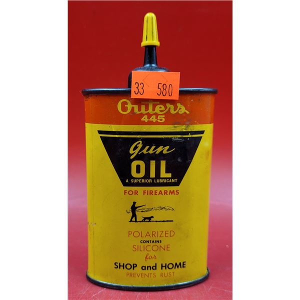 Outers Gun Oil Tin