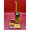 Image 1 : VTG Automobilia Lot w/ Polisher, Radiator Repair Tin, & Shell Collectibles
