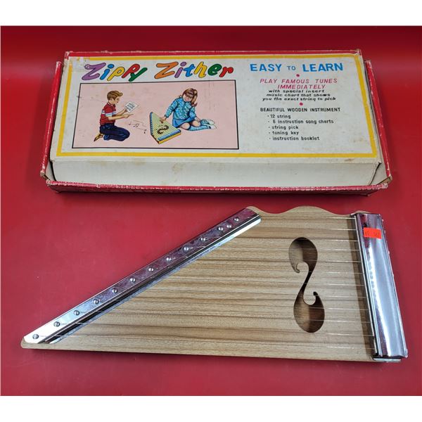 VTG Zippy Zither Wooden Instrument