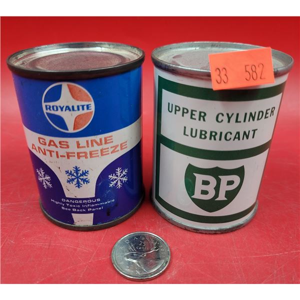 Full Royalite Gas Line Anti-Freeze & Upper Cylinder Lubricant Cans