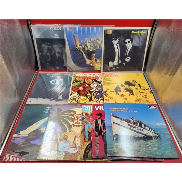 Lot of Assorted Vinyl Records w/ Supertramp, Queen, Eric Clapton, & More