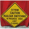 Image 1 : Metal Railcar Switching Sign