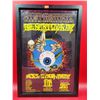 Image 1 : Framed Flying Eyeball Jimi Hendrix Psychedelic Concert Poster "The Spirit Lives On" By Rick Griffin