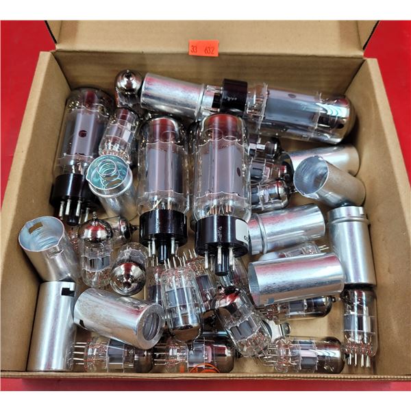 Lot of Assorted VTG Electronic Tubes