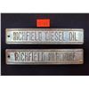 Image 1 : 2 VTG Metal Richfield Diesel/Klenzine Signs