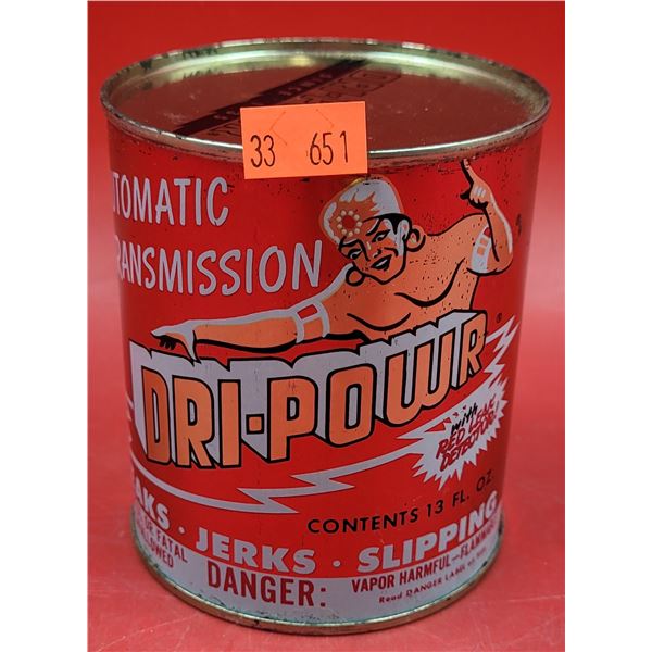 Full VTG Dri-Powr Automatic Transmission Fluid Can