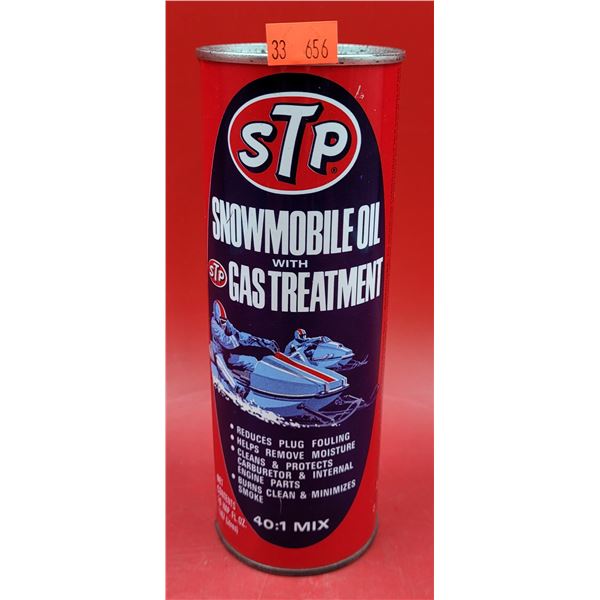 VTG STP Snowmobile Oil Can Coin Bank