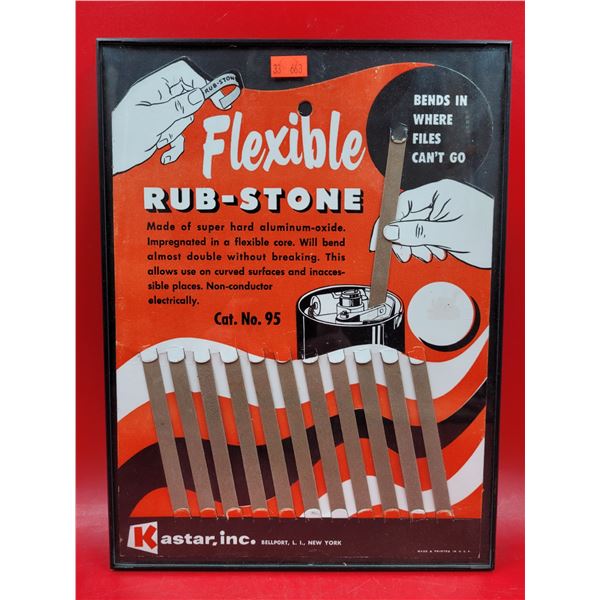 VTG Kastar Inc. Flexible Rub-Stone Advertising Display