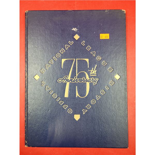 1953 Official National League History Baseball Museum & Hall of Fame Book