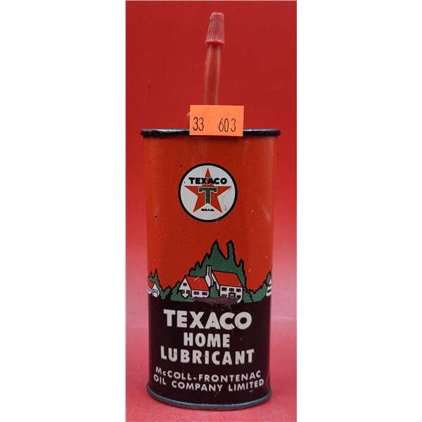 Texaco Home Lubricant Oil Tin