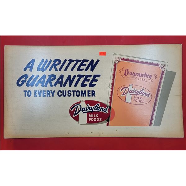 1955 Dairyland Advertising Poster