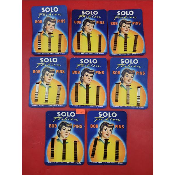 Lot of VTG Solo Fashion Bob Pins