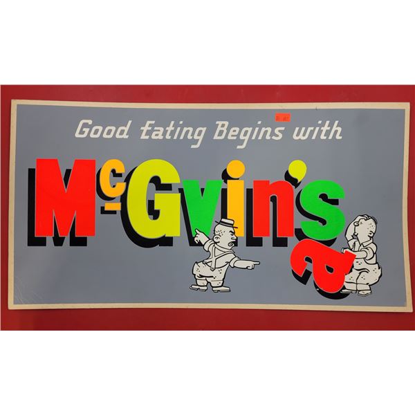 1959 Good Eating Begins With McGavin's Vancouver Advertising Sign