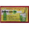 Image 1 : 1956 Drewrys Lemon-Lime Complete Refreshment Advertising Sign