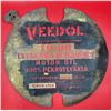 Image 1 : Brass Veedol Oil Drum Stencil