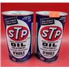 Image 1 : 2 Full VTG STP Oil Treatment Cans