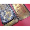 Image 2 : Lot of Assorted VTG Brass Shipping Crate Stencils