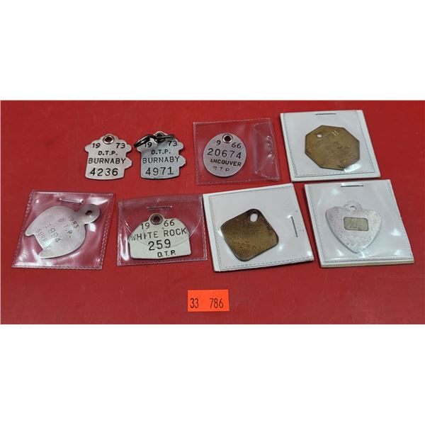 Lot of VTG Dog License/Tags
